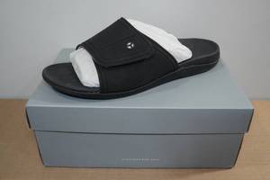 lot 259 image: Vionic 24Kiwi Black Slides - Size 13