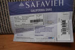 lot 1I image: Safavieh California Shag Dark Gray Area Rug - 8 x 10