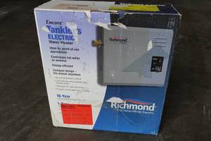 lot 325 image: Richmond Encore RMTE-27 Electric Tankless Water Heater