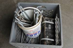 lot 333 image: Galvanized Anchor Bolts - 12 x 8