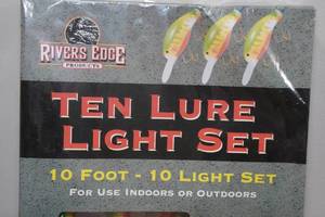 lot 40E image: Rivers Edge IndoorOutdoor 10 Ten Lure Light Set