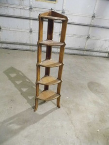 Vintage Corner Plant Stand