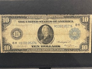 1914 $10 Dollar Federal Reserve Note