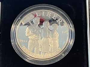 2014-P Civil Rights Silver Proof Dollar - 61,992 Minted