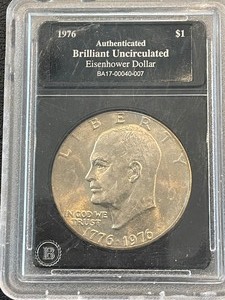 1976 Eisenhower Dollar Brilliant Uncirculated