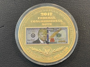 2017 Donald Trump Banknote Tribute Coin