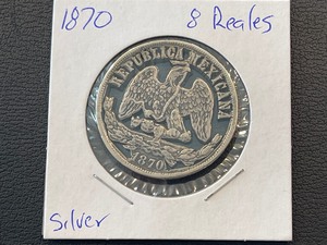 1870 8 Reales Silver