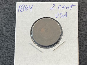 1864 2 Cent Piece