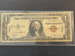 Hawaii $1 Dollar Silver Certificate