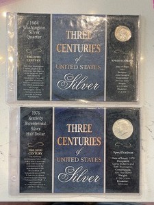 Silver Washington Quarter and Kennedy Half Dollar