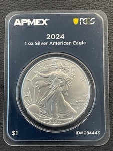2024 Silver Eagle APMEX PCGS First Strike Eligible