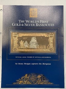 Gold and Silver Banknote