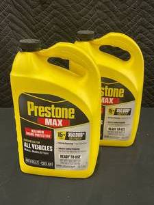lot 30 image: Prestone Max AntifreezeCoolant, 1 Gallon, 2-Pack