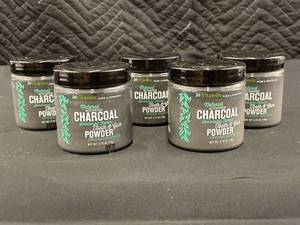 lot 62 image: Lot of 5 InVitamin Natural Activated Charcoal Tooth & Gum Powder