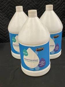 lot 163 image: Lot of 3 Creative Colors Instant Hand Sanitizer Antibacterial Gel, 1 Gallon Each
