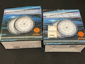 lot 248 image: GA2 - 2 Piece Magnetic Underwater LED Pool Lights for Above Ground Pools