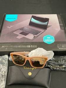 lot 250 image: GA3 - NIUKEI Bumper Combo Keyboard Case (Backlit) for iPad Pro 12.9 (202020212022) with Dolger Sunglasses