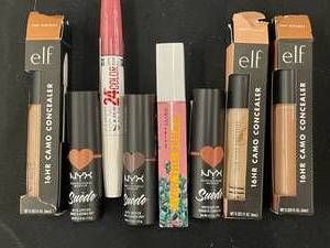 lot 255 image: Assorted Makeup Lot e.l.f, NYX, Maybelline