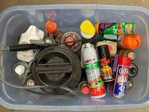 lot 256 image: M2 - Lot of Various Automotive and Household Maintenance Supplies