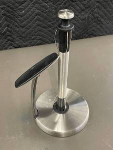 lot 202 image: L2 - Stainless Steel Paper Towel Holder with Weighted Base