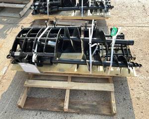 lot 201 image: 9pc Excavator Attachment Set