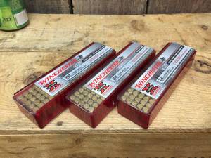 lot 24 image: 3 Sleeves Winchester .22 Long Rifle Cartridges