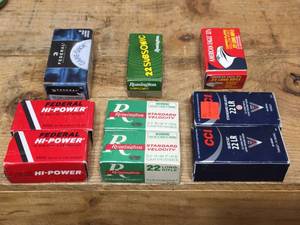 lot 31 image: 8 Boxes Remington - Federal - CCI .22 Cartridges