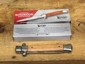 lot 41 image: Krieger KG147 German Rosewood Folding Knife