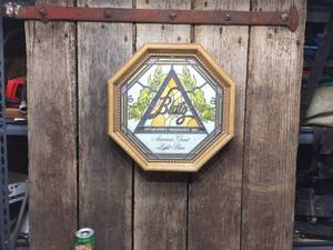 lot 73 image: Vintage BLATZ Octagonal Sign