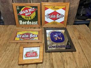 lot 79 image: Lowenbraun & Custom Beer Signs