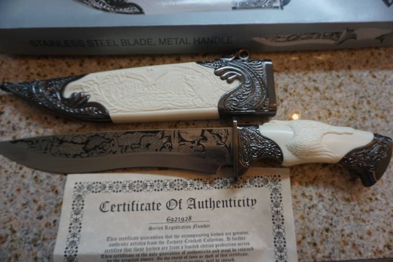 Zachary Crockett Signature Series Bowie Hunting Knife for Sale in