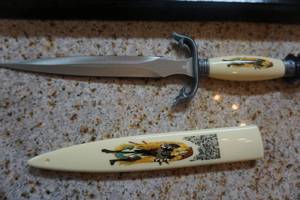 lot 26 image: Boker Model 17-1646 Dagger With Sheath
