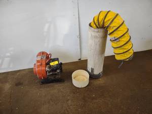 lot 36 image: General GP8 Blower with Flex Hose, ...