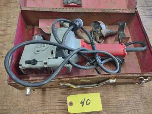 lot 40 image: Milwaukee 12 Hole Hawg Drill...