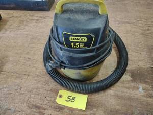 lot 58 image: Stanley 1.5 hp. Shop Vac...