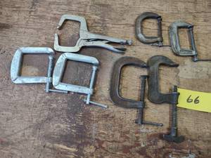 lot 66 image: (7) Clamps...