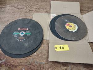 lot 93 image: Abrasive Wheels 14-16...
