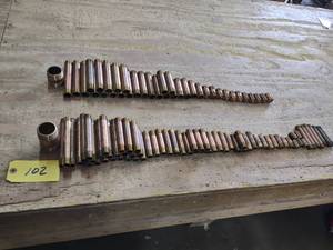 lot 102 image: Assorted Brass Pipe Nipples...