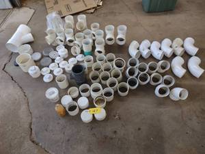 lot 127 image: Assorted 3034 PVC Fittings 4-6...