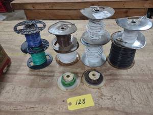 lot 128 image: Assorted Copper Wire Rolls...