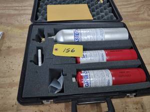 lot 156 image: Calibration Gas Test Bottles...