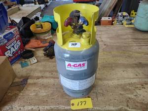 lot 177 image: Refrigerant Tank with 401A, Empty...