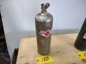 lot 185 image: Acetylene Tank...