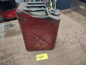 lot 210 image: 5 Gallon Jerry Can...