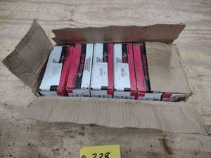 lot 228 image: (6) Boxes 50 Count Red Head Wedge A...
