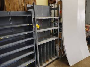 lot 236 image: Shelf Unit, 36x18x81 with Draft Ind...