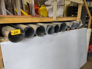 lot 238 image: Assorted Round Ductwork...