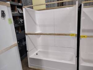 lot 244 image: 5 Bath Bat for Remodeling, Damaged...