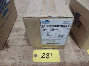 lot 281 image: Source 1 Motor 02435819000...