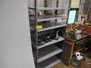 lot 312 image: Shelf Unit with Contents, 36x18x73...